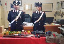 Detenzione di armi e munizioni, arrestato 57enne