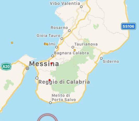 Scossa di terremoto di magnitudo 3.2 Costa Calabra Sud Orientale