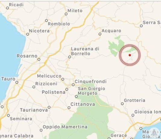 Scossa di terremoto in Calabria