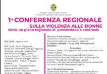 Venerdì 26 ottobre conferenza regionale sulla violenza di genere