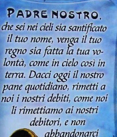Cambiano le preghiere del Padre Nostro e del Gloria