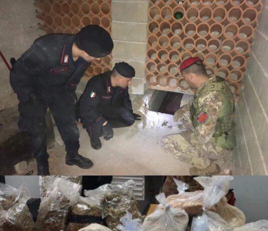 Controllo del territorio, 2 arresti, un bunker scoperto e droga rinvenuta