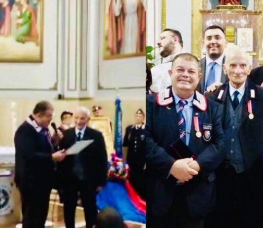 Rosarno Associazione Nazionale carabinieri, consegnata onorificenza al più anziano tesserato