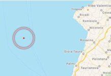 Scossa di terremoto in Calabria