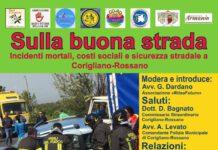 Il 10 novembre il rapporto sulla mortalità stradale sulla S.S.106 sarà presentato a Corigliano Rossano