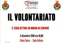 Gioia Tauro, 5 Dicembre – Il Volontariato ed il Terzo Settore, un Mondo da Scoprire