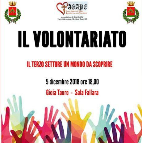 Gioia Tauro, 5 Dicembre – Il Volontariato ed il Terzo Settore, un Mondo da Scoprire