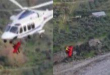 Anziano precipita in dirupo, salvato da soccorso alpino e Polizia