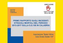 L’associazione Basta vittime lancia il primo rapporto su incidenti mortali ss106