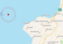 Scossa di terremoto nella notte di magnitudo 3.6