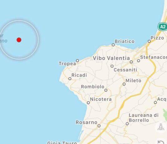 Scossa di terremoto nella notte di magnitudo 3.6