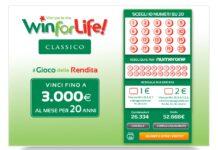 Rosarno, vincita Win for life: 3mila euro mensili per 20 anni