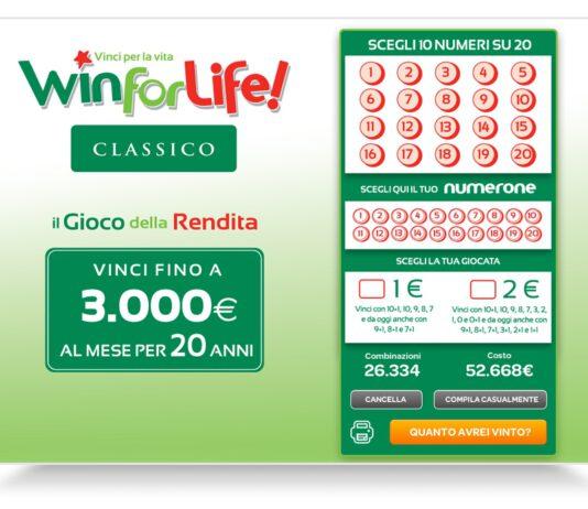 Rosarno, vincita Win for life: 3mila euro mensili per 20 anni