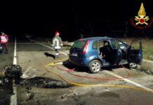 Scontro tra auto e camion, un morto