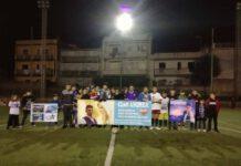Gioia Tauro, Fiaccolata e partita in memoria di Andrea Barrese, morto un anno fa