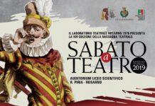 Parte sabato 9 Marzo la nuova Rassegna Teatrale “Sabato a Teatro 2019”