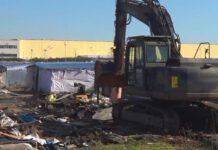 San Ferdinando, in corso sgombero e demolizione baraccopoli