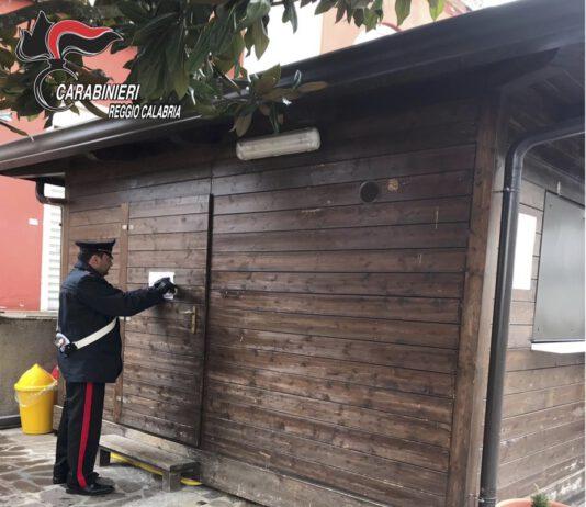 Chiuso chiosco a Melicuccà, era luogo di aggregazione di soggetti pregiudicati