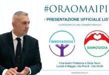 Elezioni Gioia Tauro, lunedì 6 presentazione dei candidati a sostegno di Lino Cangemi