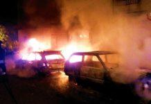 Nove auto incendiate a Vibo Valentia