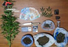 Trovato in casa con oltre 600gr di droga, arrestato