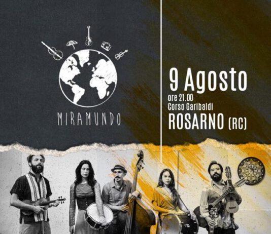 Rosarno in musica domani 9 agosto con i “Miramundo”