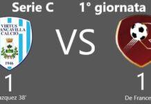Serie C: la Reggina pareggia 1-1 all’esordio contro la Virtus Francavilla- I calabresi non brillano all’esordio in campionato