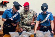 Rosarno, rinvenuti due kg di marijuana e mezzo kg di cocaina