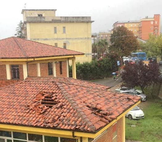 Tromba d’aria in Calabria, danni