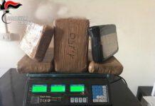 Sorpreso a trasportare cocaina, arrestato calabrese in Sicilia