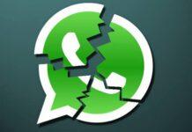WhatsApp down impossibile inviare immagini e audio