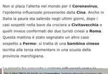 Coronavirus a Rosarno- la bufala che circola su WhatsApp