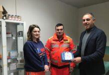 Associazione Volontari Servizi Medici Aziendali Onlus Taurianova dona defibrillatore al presidio medico Porto Gioia Tauro