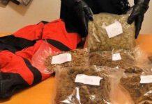Sorpreso con due kg di marijuana, arrestato 42enne