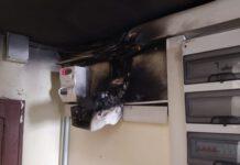 Principio di incendio negli uffici ASP a Reggio