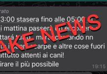 Coronavirus- Ennesima bufala su WhatsApp- “Stasera passerà un elicottero e disinfetterà tutto”