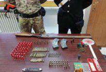 Trovato in possesso di armi e munizioni da guerra, arrestato 41enne di San Giorgio Morgeto