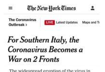 La Calabria sul “New York Times” nell’emergenza Coronavirus “Il Presidente Santelli ha chiuso la regione a Marzo prevenendo una disastrosa diffusione”