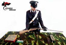 Rinvenuto fucile clandestino e munizioni tra vegetazione