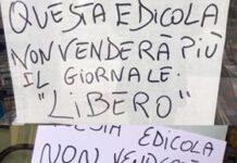 In Calabria edicolanti contro Feltri “Questa edicola non venderà più il giornale Libero”