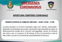 Rosarno Fase 2 nuove disposizioni- da oggi riapre il cimitero, consentita anche attività motoria individuale