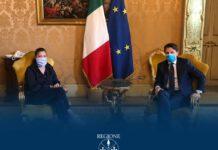 Presidente Santelli incontra Conte- “Abbiamo parlato di una nuova Calabria che ha grande voglia di ripartire”