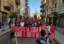 Cosenza- studenti in piazza contro la didattica a distanza