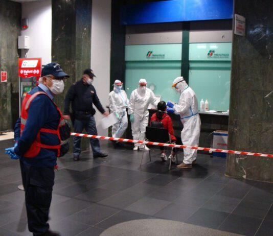 Tampone in stazione a Rosarno e Reggio Calabria per passeggeri rientrati da fuori regione