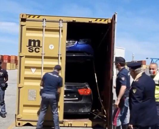 Auto di lusso rubate, la Polizia sventa traffico internazionale nel Porto di Gioia Tauro