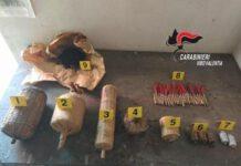 Trovati 30 kg di materiale esplodente