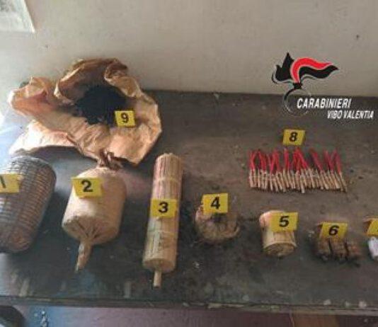 Trovati 30 kg di materiale esplodente
