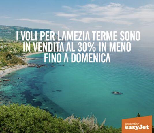 Easyjet le “scuse” alla Calabria e voli scontati al 30%