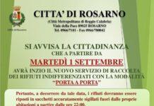 Rosarno- nuovo servizio raccolta rifiuti indifferenziati