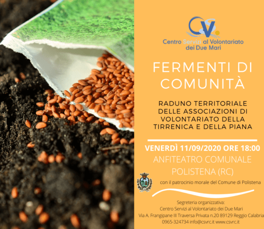 Fermenti di comunità: oggì 11 settembre a Polistena il raduno delle associazioni di volontariato